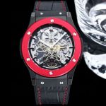 HUBLOT Factory Hublot Black / Red steel case diameter 42mm Watch